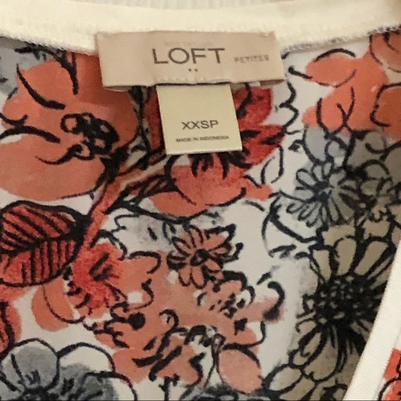 LOFT Tank Blouse XXSP - Picture 3 of 5